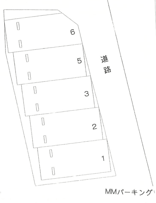 MMパーキングの駐車配置図