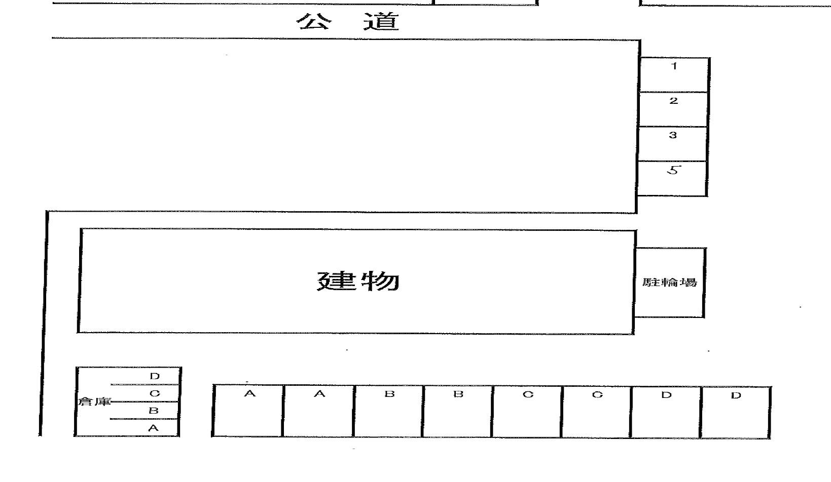 はぴねすの駐車配置図