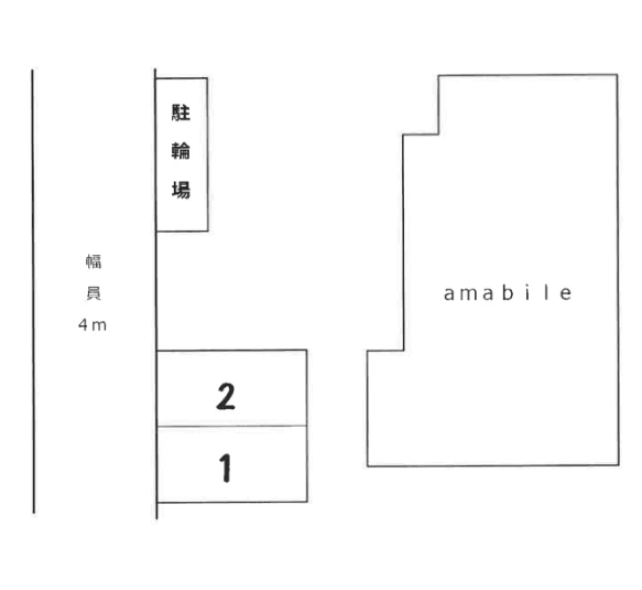 amabileの駐車配置図