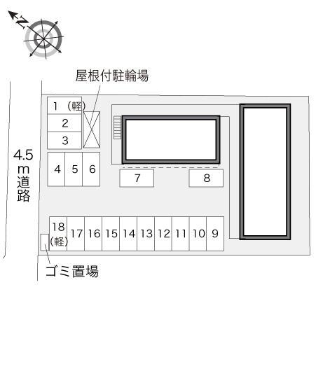内宮(32886)の駐車配置図