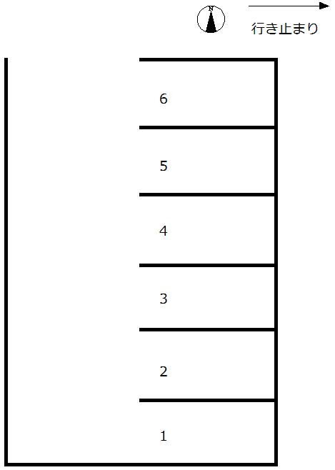 471四番駐車場の駐車配置図