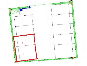 新京成元山駅前の駐車配置図