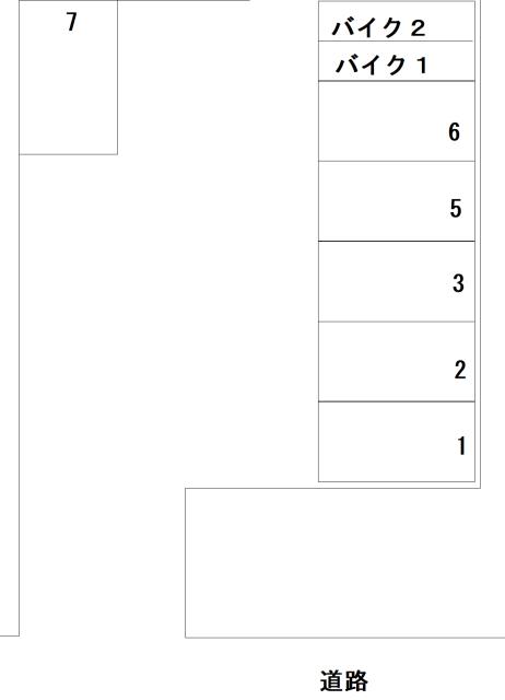 大森東5-8-15駐車場の駐車配置図