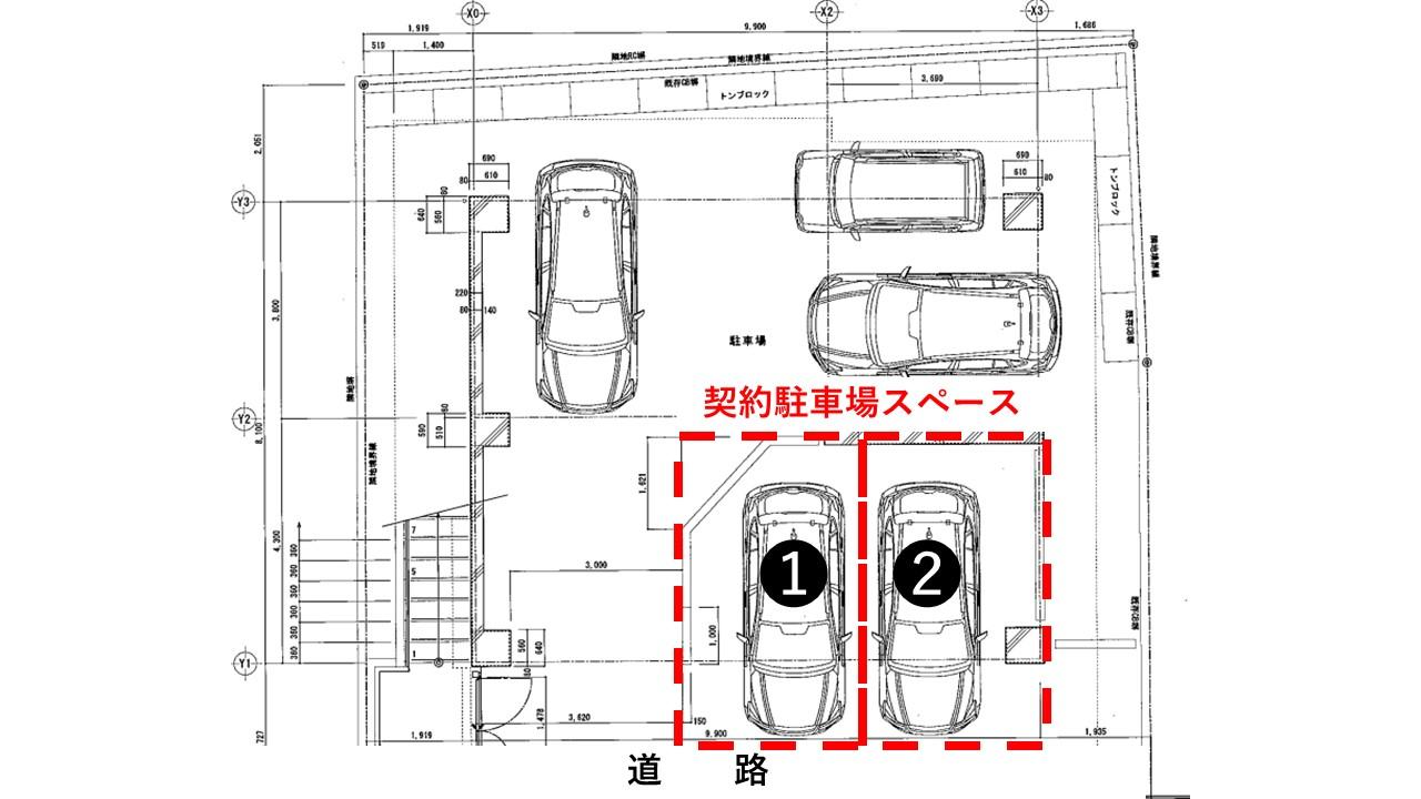パーキング ライト国場の駐車配置図