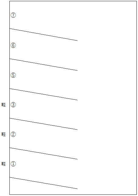 永田 豊岡パーキングの駐車配置図