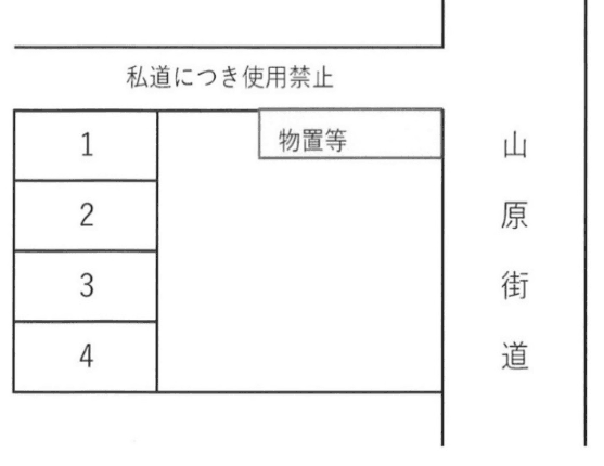 739駐車場の駐車配置図