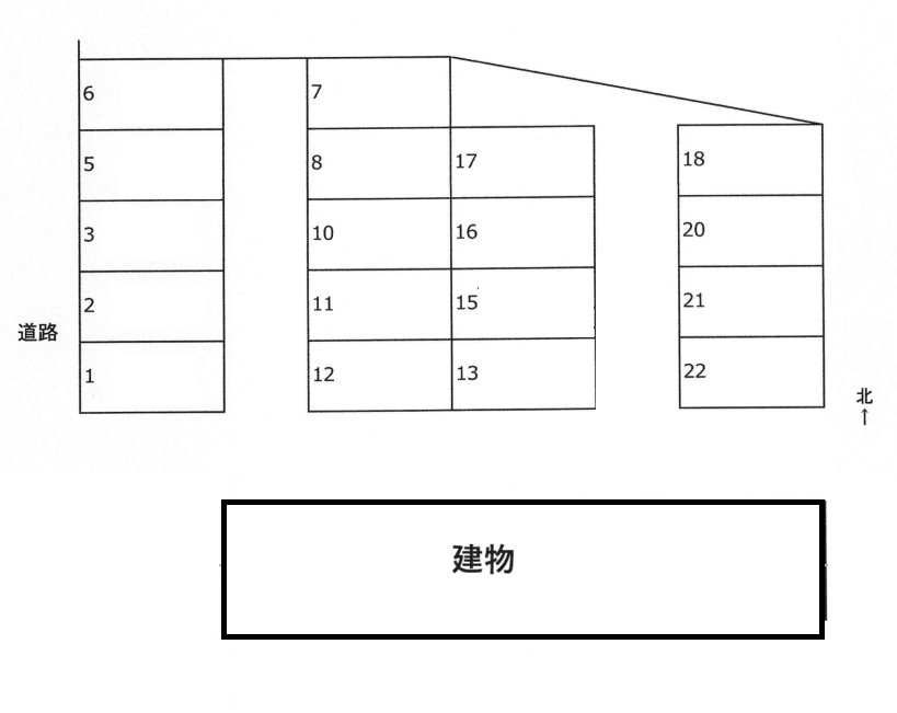 M&M16の駐車配置図