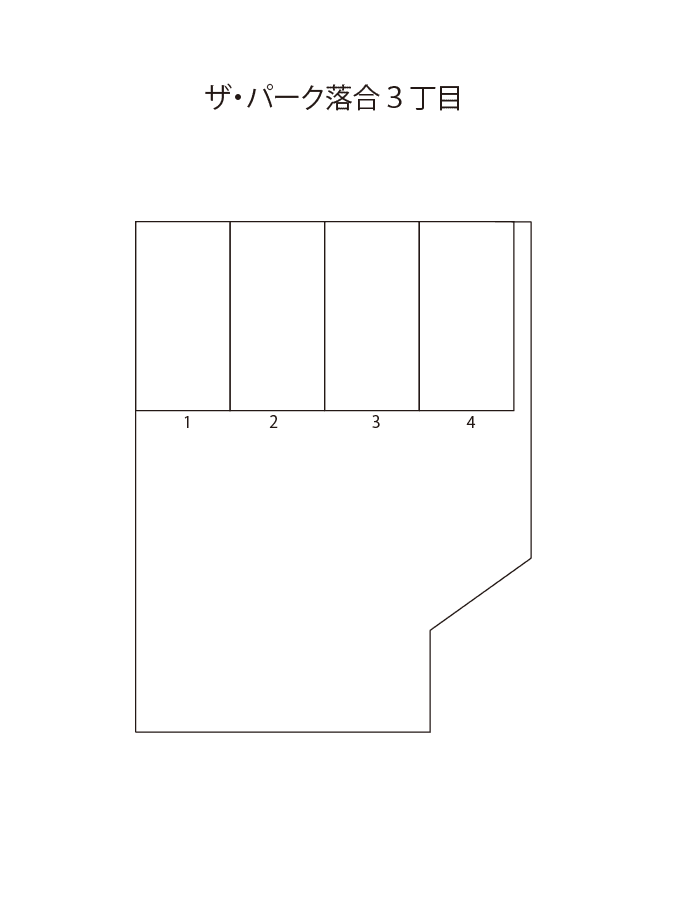 ザ・パーク落合3丁目の駐車配置図