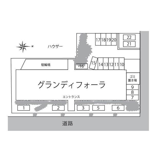 グランディフォーラ駐車場の外観・駐車場イメージ1枚目